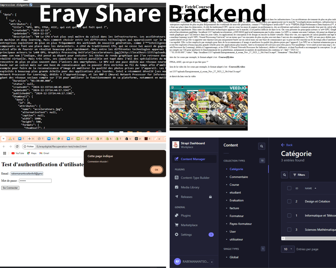 Eray Share - Backend Development